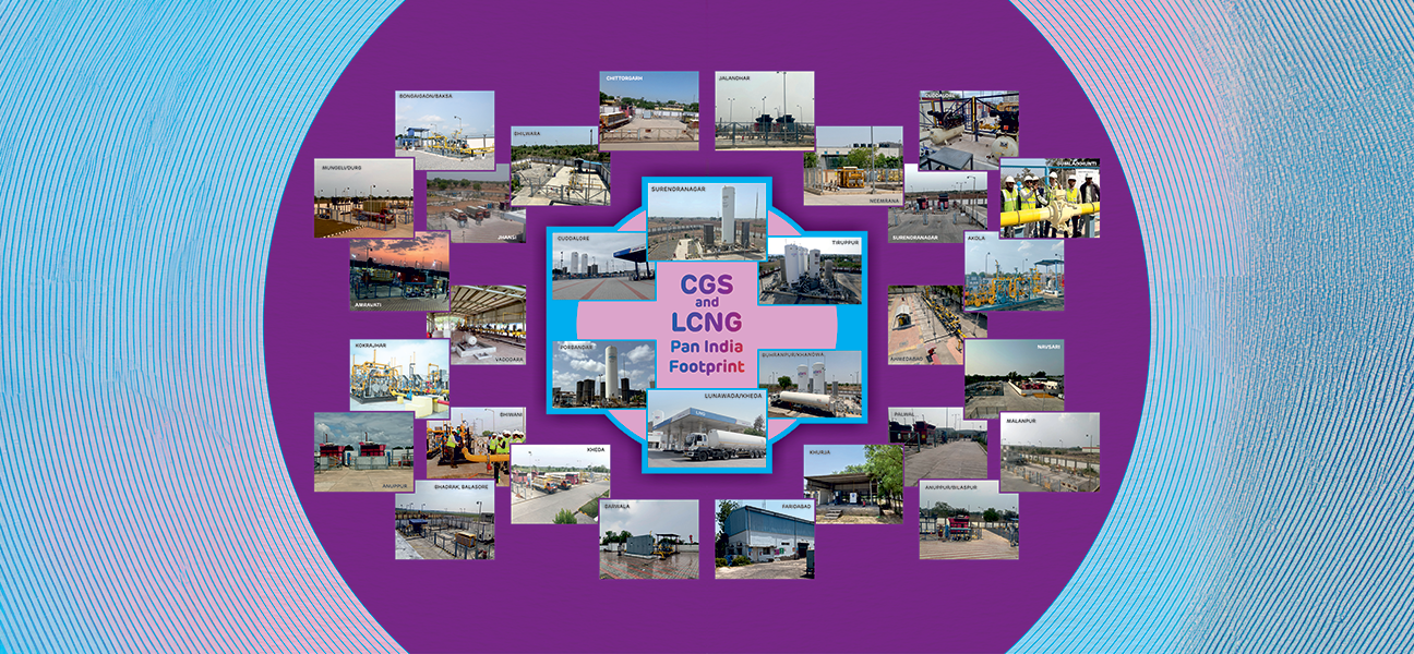CGS and LCNG Pan India Footprint